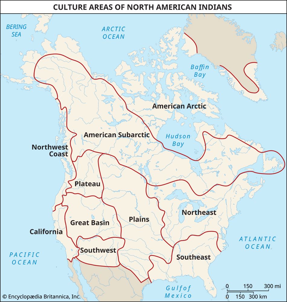 Culture areas of the Indigenous peoples of North America