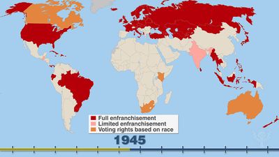 Timeline: Women's suffrage around the world