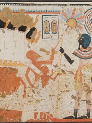Norman de Garis Davies: Dragging a Statue of Thutmose I