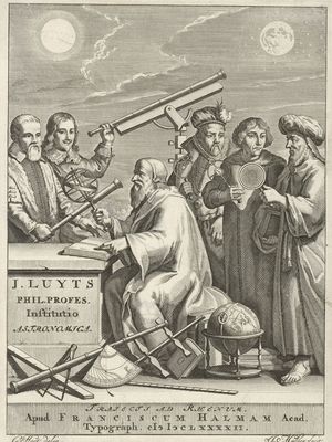 Six astronomers, after Gerard Hoet (1692)