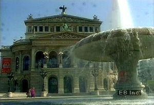Travel to Germany's financial centre, Frankfurt am Main, to see its two-century-old stock exchange building