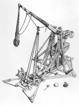 Medieval trebuchet