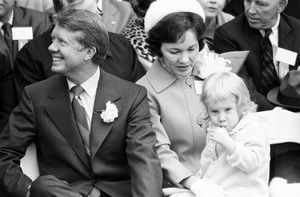 Jimmy, Rosalynn, and Amy Carter