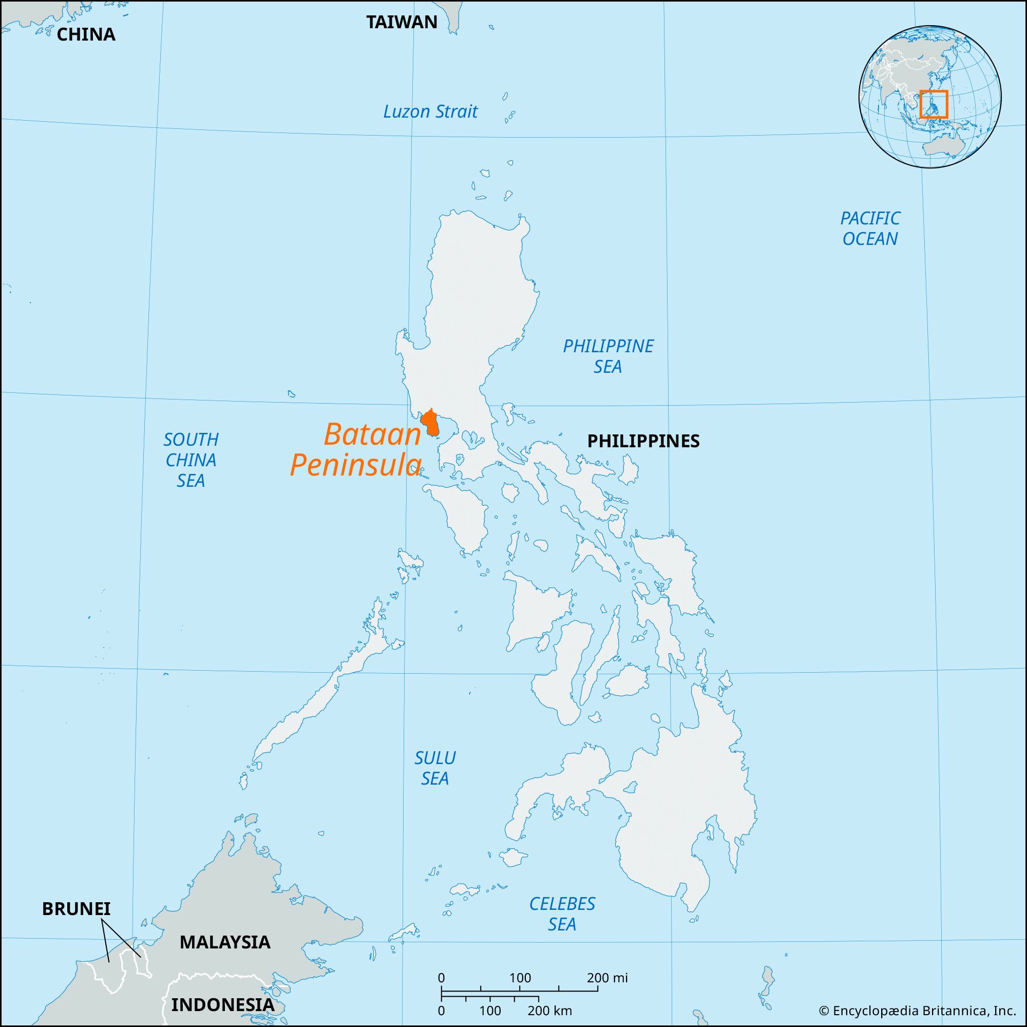 Bataan Peninsula, Philippines