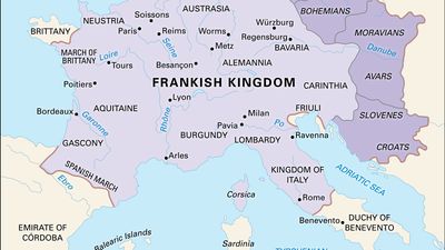 Holy Roman Empire in 800