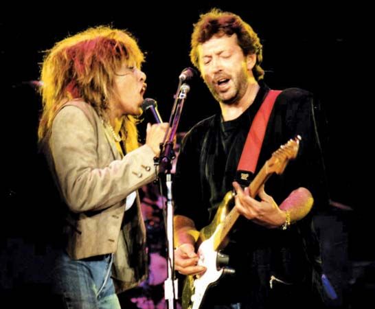Tina Turner and Eric Clapton