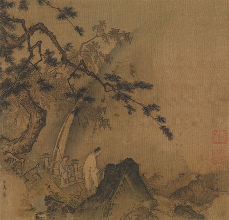 Ma Yuan: Scholar by a Waterfall