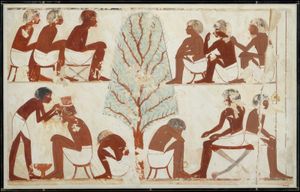 ancient Egyptian barber