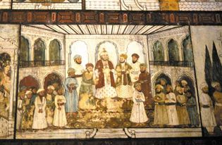 Tippu Sultan: wall painting
