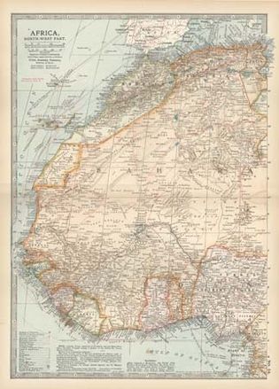 Nigerian protectorates, c. 1902
