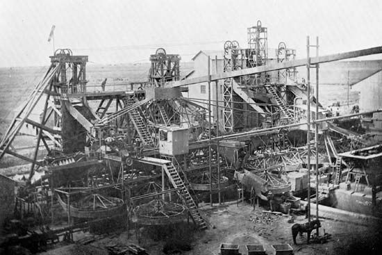 washing plant for the mines in Kimberley, South Africa