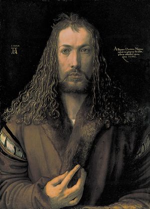 Albrecht Dürer: Self-Portrait in Furred Coat