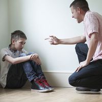 Father Being Physically Abusive Towards Son, gaslighting