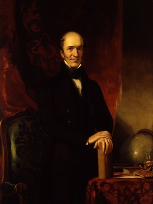 John R. McCulloch, detail of an oil painting by Sir Daniel Macnee; in the National Portrait Gallery, London.