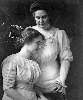 Helen Keller and Anne Sullivan