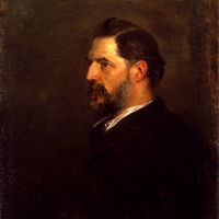 Sir Flinders Petrie, detail of an oil painting by George Frederic Watts, 1900; in the National Portrait Gallery, London.