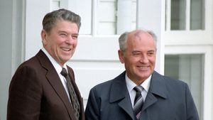 Reagan, Ronald; Gorbachev, Mikhail