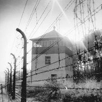 watchtower at Buchenwald concentration camp