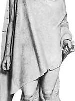 “Phocion,” marble statue in the Vatican Museum, Rome