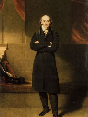 George Canning, painting by Sir Thomas Lawrence and Richard Evans; in the National Portrait Gallery, London.