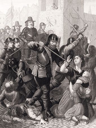 massacre of Irish civilians during the Siege of Drogheda