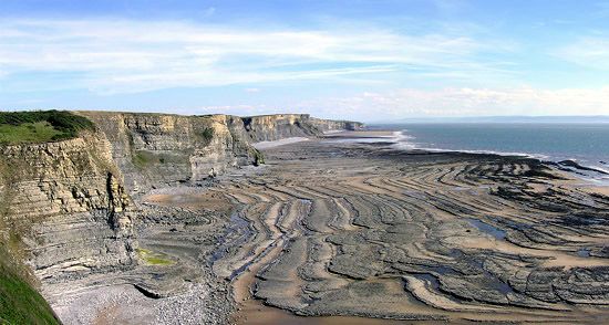 wave-cut platform