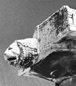 Gargoyle on the Parthenon, the Acropolis, Athens, 5th century bc