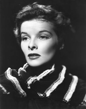 The young Katharine Hepburn