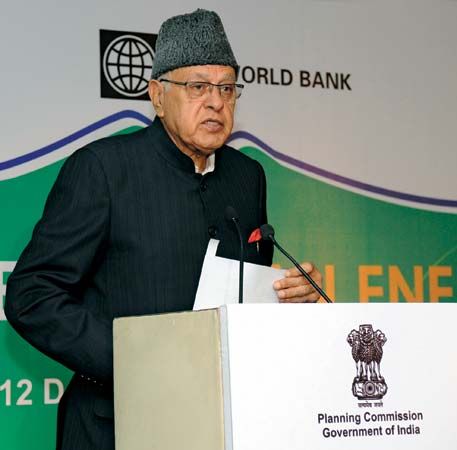 Indian politician Farooq Abdullah